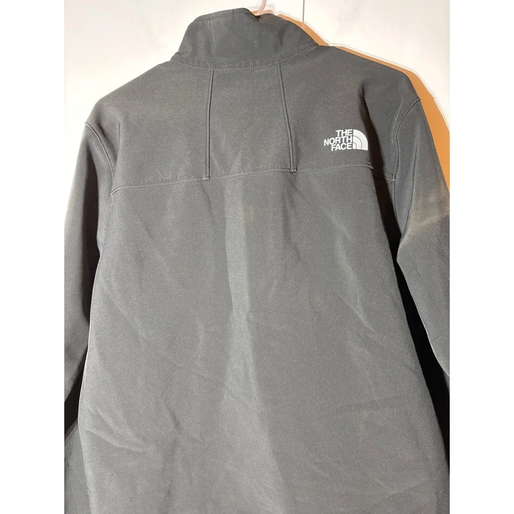 TNF Apex WindWall fleece-lined softshell jacket M Distressed‎ workwear black